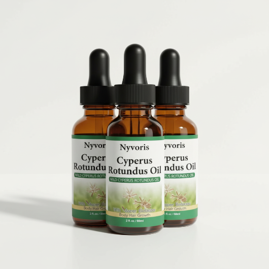 Cyperus rotundus oil for reducing unwanted hair