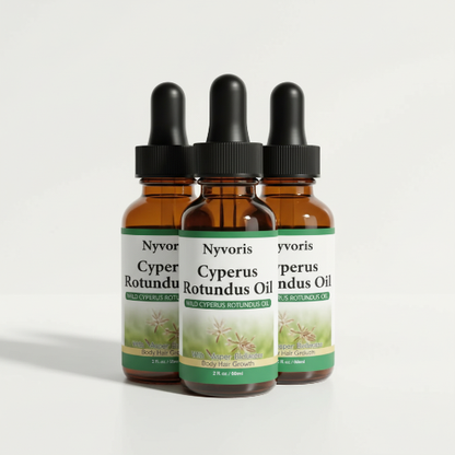 Cyperus rotundus oil for reducing unwanted hair