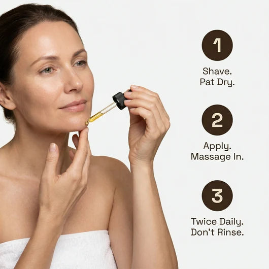 Cyperus rotundus oil for reducing unwanted hair